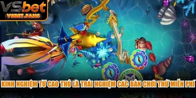 Kinh nghiệm từ cao thủ là trải nghiệm các bản chơi thử miễn phí