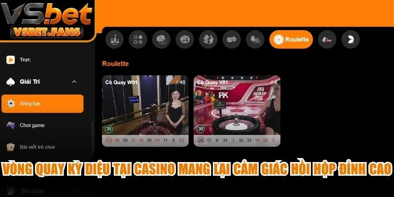 Vòng quay kỳ diệu tại casino mang lại cảm giác hồi hộp đỉnh cao